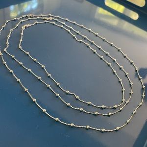 Simple Sterling Necklace (set)